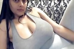 Busty Indian Teen Girl With Huge Titties Wobbling On Cam Any Porn