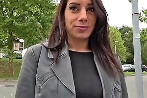 German Scout Saggy Tits Teen Seduce To Fuck At Street Casting In Germany